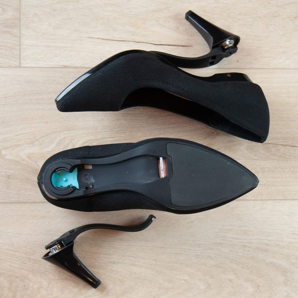 Pashion Black Pump 4" Heel